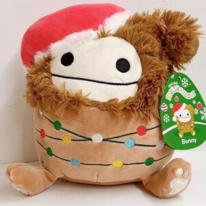 NWT 5" BENNY BIGFOOT SQUISHMALLOW CHRISTMAS